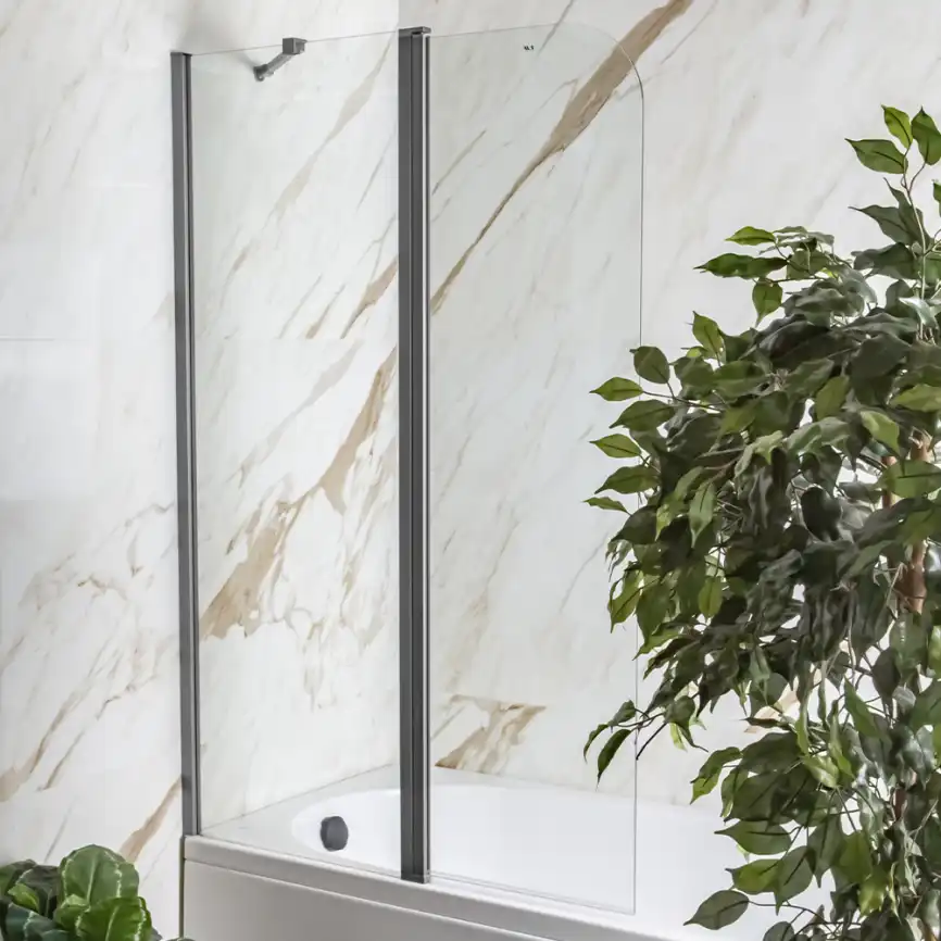 Шторка на ванну AVS Асти Дуо 100 см левая профиль оружейная сталь, прозрачное стекло, 803-0016-150-5545L-WS-T фото 11