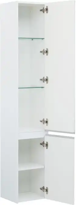 Шкаф-пенал для ванной Aquanet Гласс 35 белый 196962 фото 4
