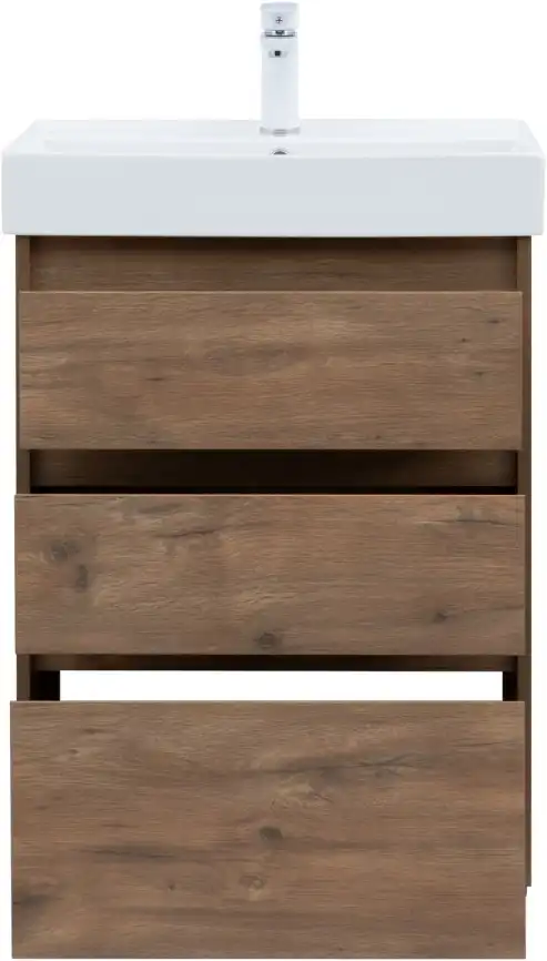 Тумба под раковину Aquanet Nova Lite 60 дуб рустикальный (3 ящика) 302471 фото 8