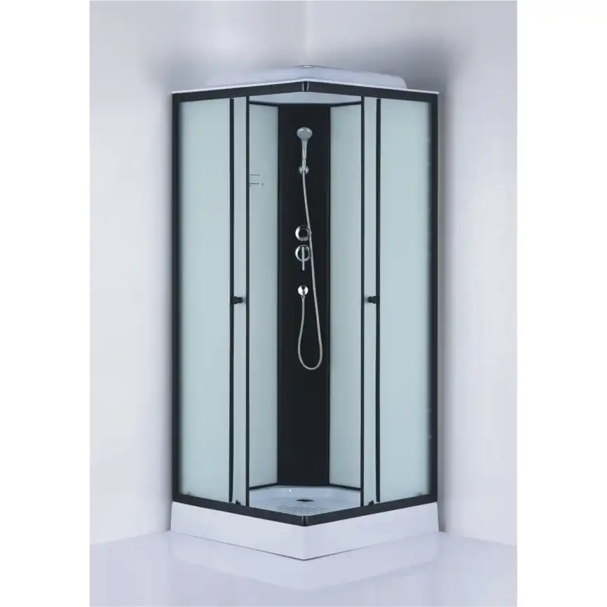 Душевая кабина Loranto 90х90, низкий поддон, Матовое стекло, CS-992EBTM/W-90 фото 2