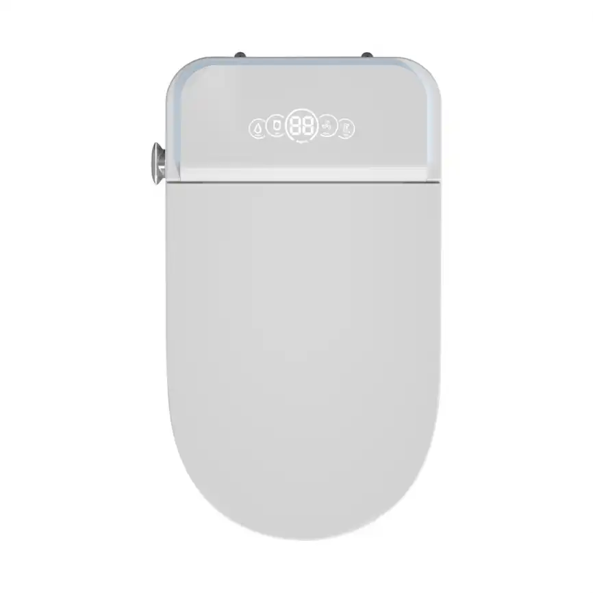 Электронный напольный унитаз-биде ABBER Bequem AC1117S, белый фото 9