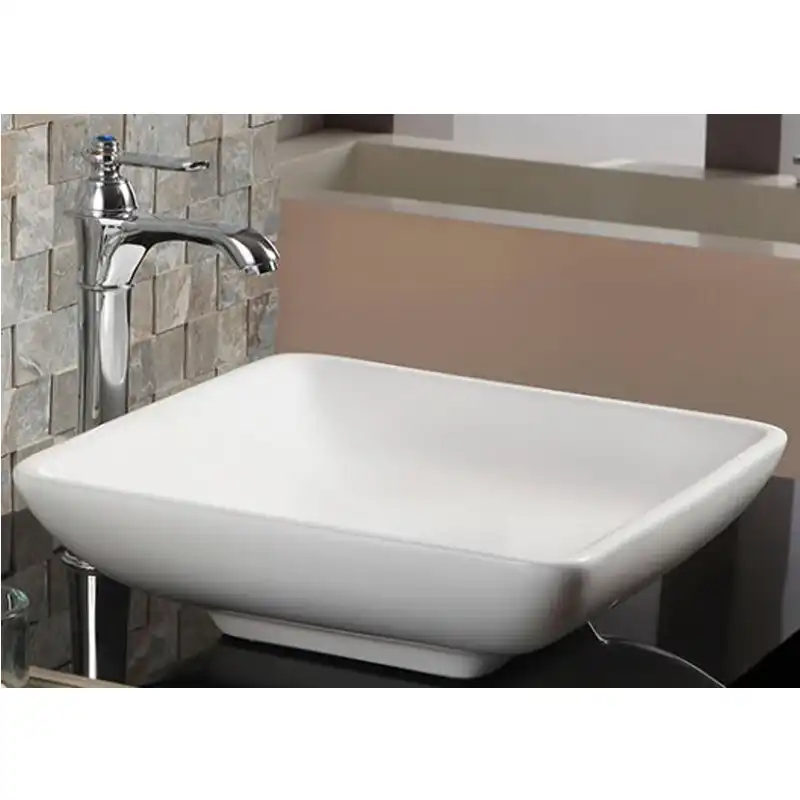 Раковина накладная Azario 400х400х120 AZ-4322, цвет Белый фото 2