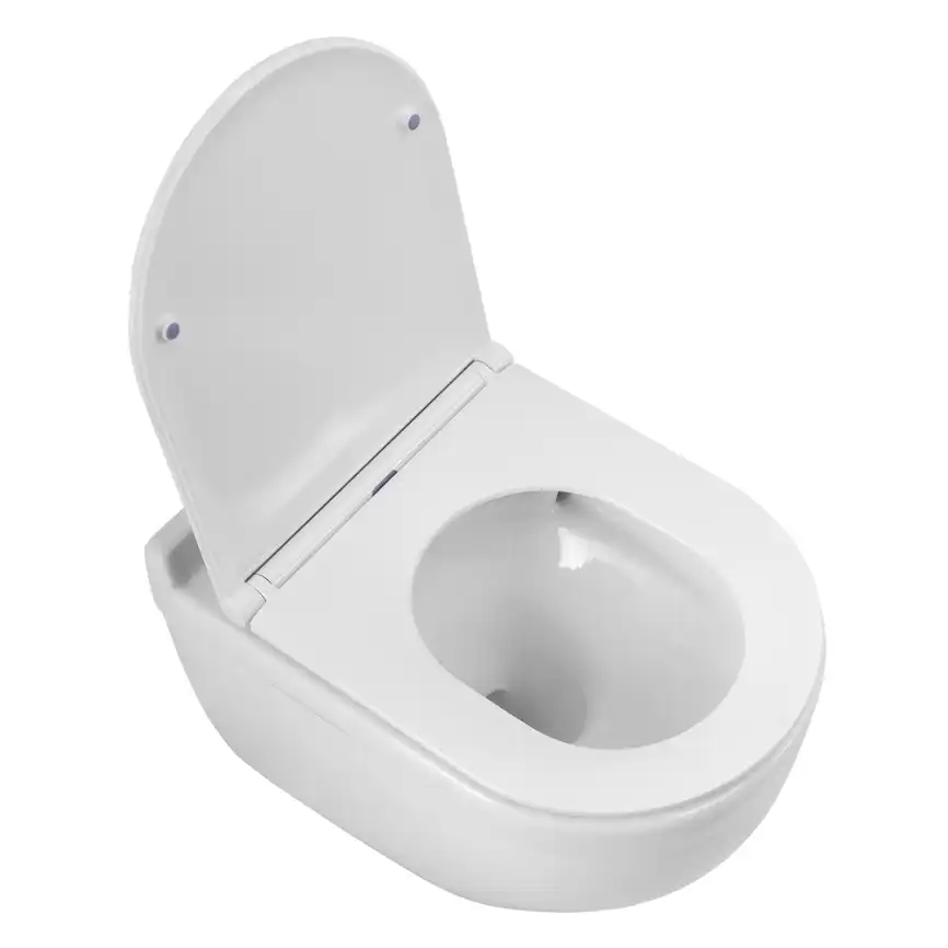 Подвесной унитаз BelBagno SENSO-TOR BB017CH-TOR, безободковый, со смывом Торнадо, Белый фото 2