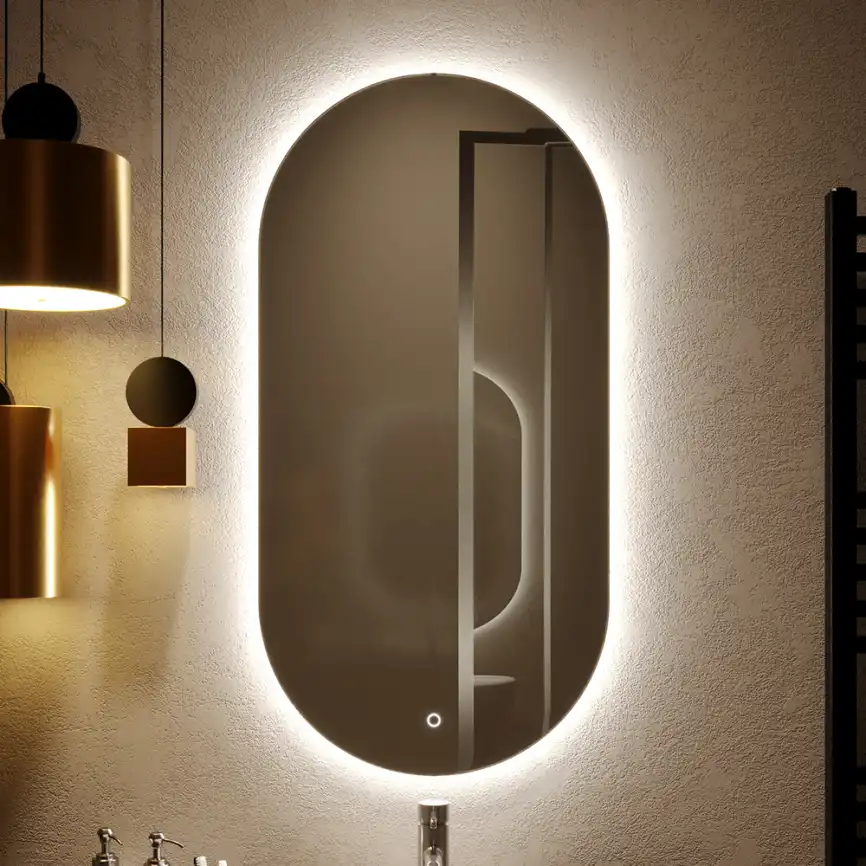 Зеркало с подсветкой AVS Гарда 50x100 см фото 1