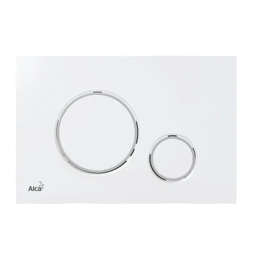 Кнопка смыва Alcaplast M770 Белая фото 1