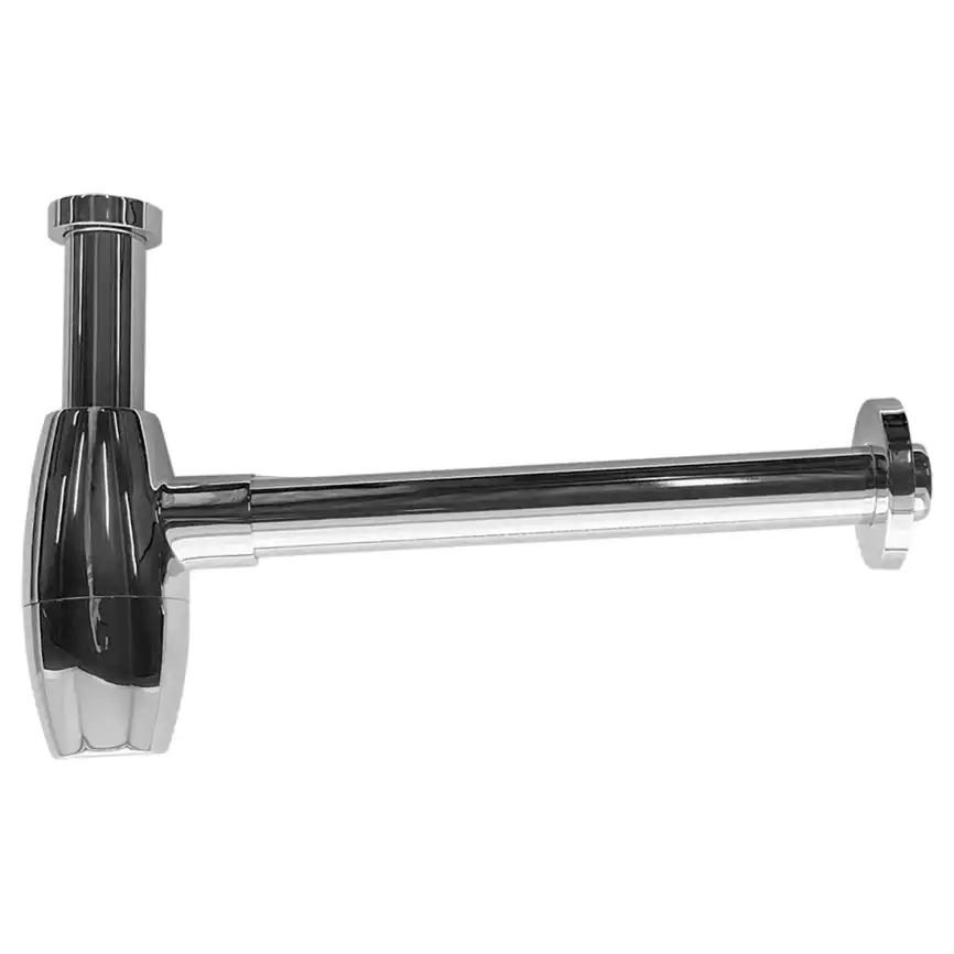 Сифон для раковины AZARIO AZ-115-CHR G 1 1/4, без выпуска, бочонок, латунь, хром фото 1