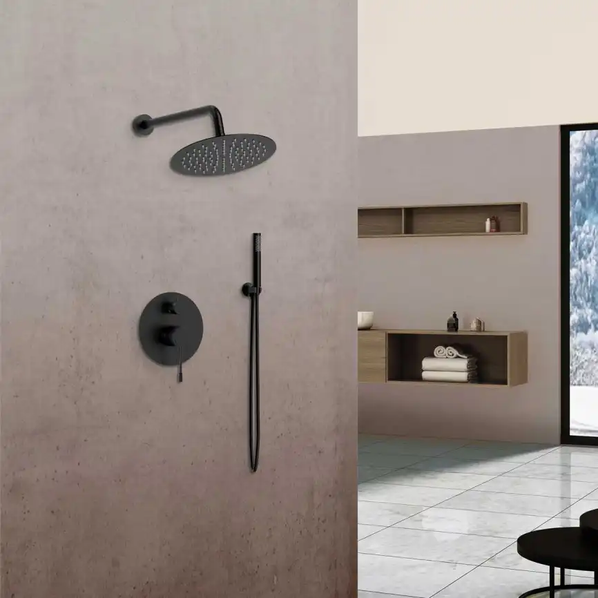 Душевая система  Vincea Desire VSFW-1D1MB VSFW-1D1MB встраиваемая, черный матовый фото 1