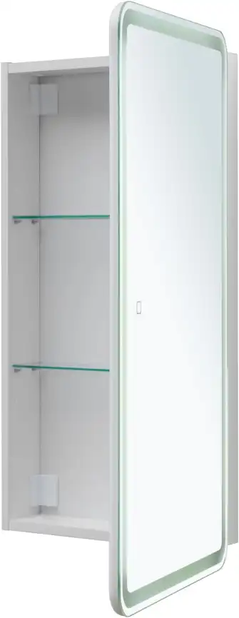 Зеркальный шкаф Aquanet Оптима 40 с LED подсветкой, 357143 фото 4
