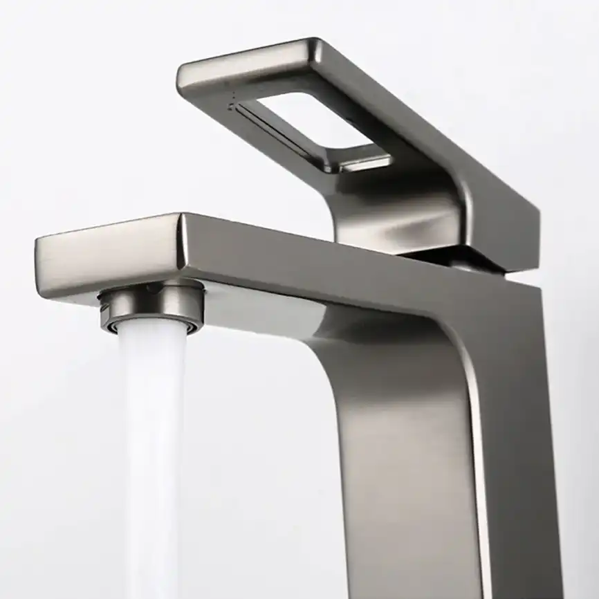 Смеситель для раковины Gappo G1017-9, Оружейная сталь фото 8