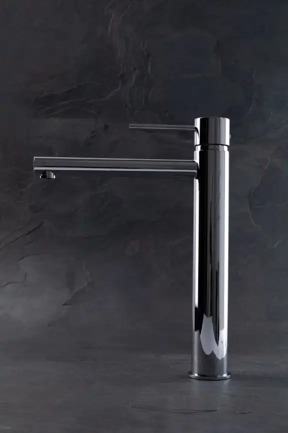 Смеситель для накладной раковины Allen Brau Glority 5.51002-00, однорычажный, высокий, Хром фото 8