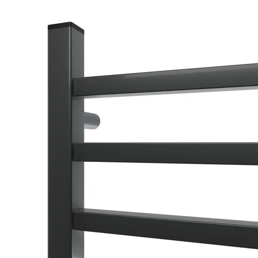 Полотенцесушитель электрический 50х100 Point Вега П12 PN71850GB, правый, Графит матовый фото 5