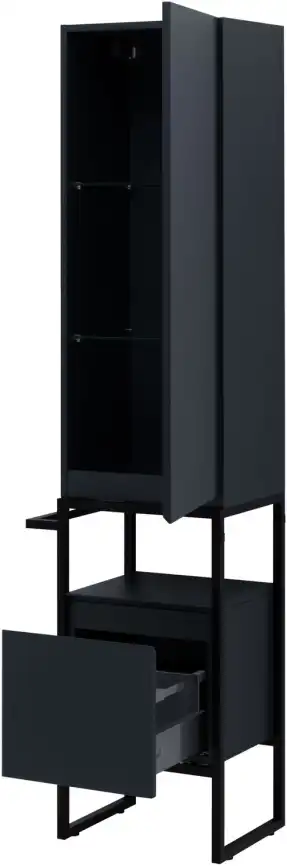 Шкаф-пенал Allen Brau Priority 40 1.31005.AM R антрацит матовый фото 4