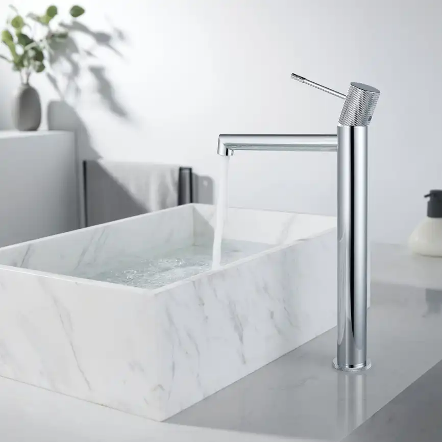 Смеситель для накладной раковины Vincea Desire VBF-1D2CH однорычажный, хром фото 2