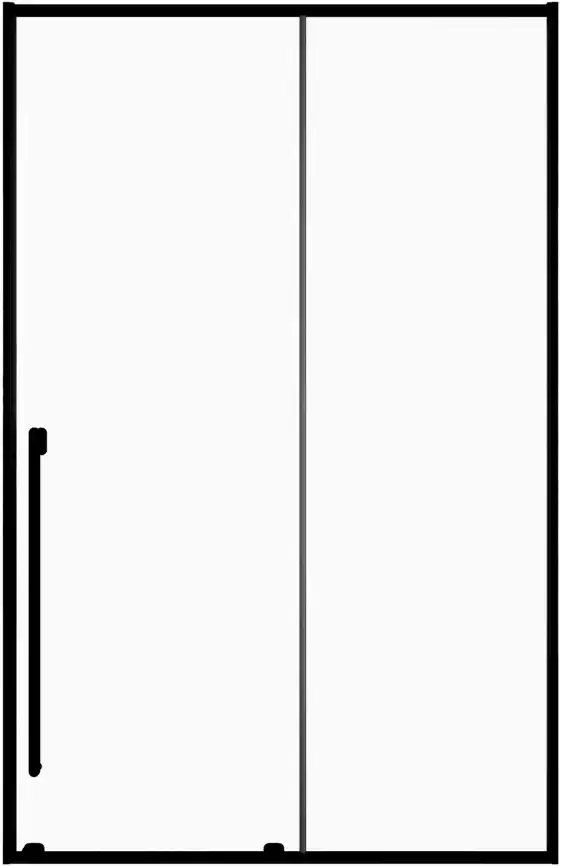 Душевая дверь Allen Brau Fantasy 130 3.11007.31 черный матовый фото 3