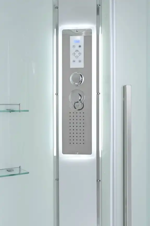 Душевая кабина AvaCan EM3011LEDnew 110x110 см, средний поддон, с крышей фото 13
