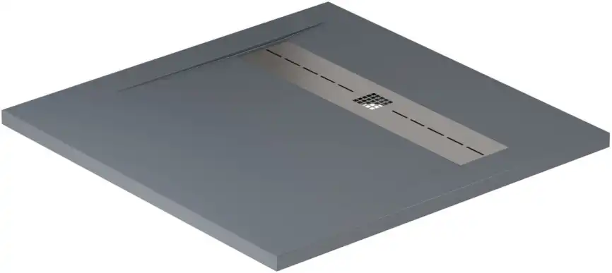 Душевой поддон Allen Brau Infinity 90x90 8.21001-BGM из искусственного камня синий матовый фото 3