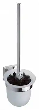 Ершик для унитаза подвесной щётка черная 9,5 см BEMETA BETA хром 132113017 фото 1