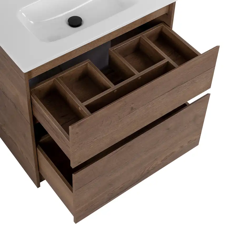 Тумба под раковину BelBagno KRAFT-800-2C-PIA-RT напольная Rovere Tabacco фото 6