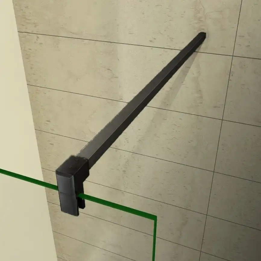 Душевая перегородка Good Door Walk IN SP-120-C-В, ВИ00015, профиль Черный, стекло Прозрачное фото 2