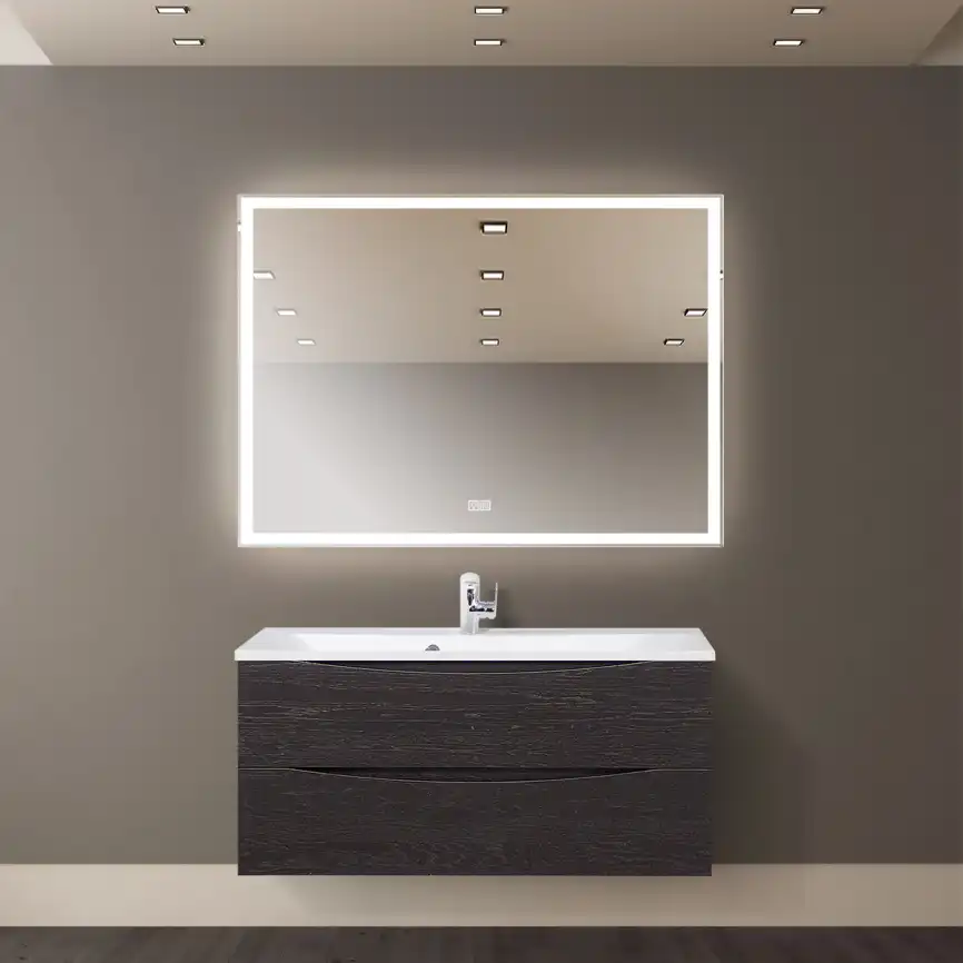 Зеркало BelBagno SPC-GRT 110х80 SPC-GRT-1100-800-LED-TCH-WARM с подстветкой, сенсорный выключатель, с подогревом фото 8