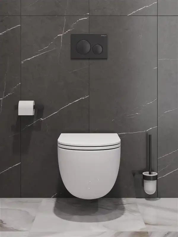 Унитаз подвесной BelBagno ETNA BB008CH-TOR/SC безободковый с сиденьем и смывом TORNADO фото 17