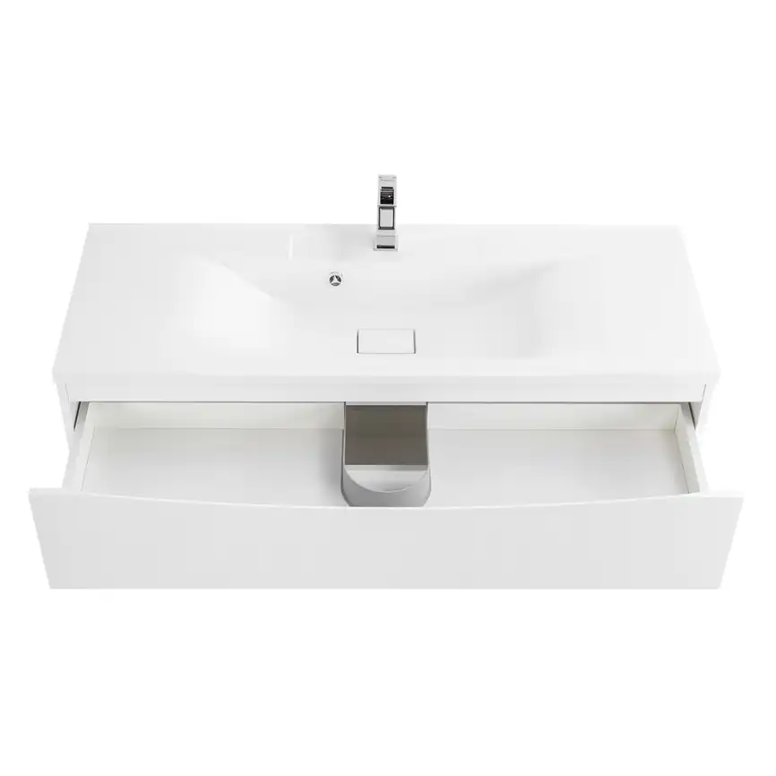 Тумба под раковину BelBagno MARINO-1200-2C-SO-BL-P подвесная Bianco Lucido фото 8