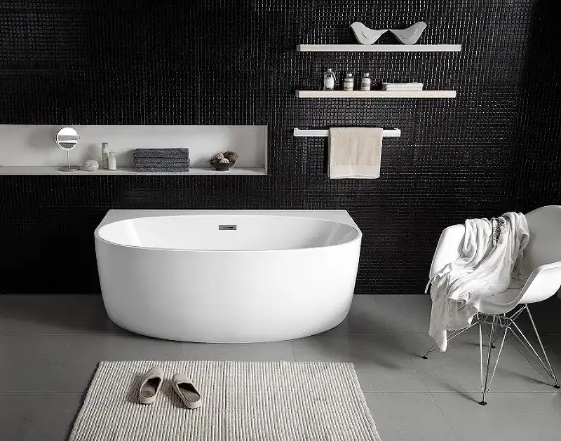 Акриловая ванна Azario CAMBRIDGE 170х90 CAM17289, отдельностоящая, белая фото 5