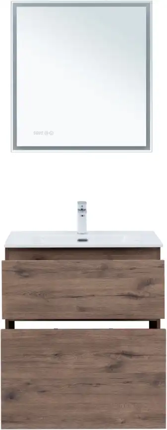 Тумба под раковину Aquanet Алвита New 70 напольная, дуб веллингтон табак, 344128 фото 9