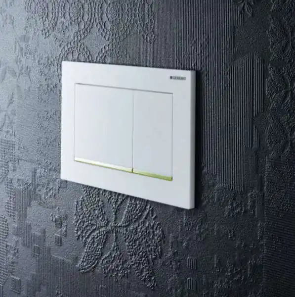 Клавиша смыва Geberit Sigma 30 115.883.KK.1 Белый/золото фото 3