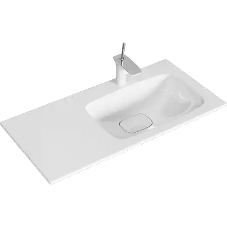 Тумба с раковиной подвесная Aqwella 5 Stars Miami 90 см, Mai.01.09/R, цвет Дуб сонома фото 3