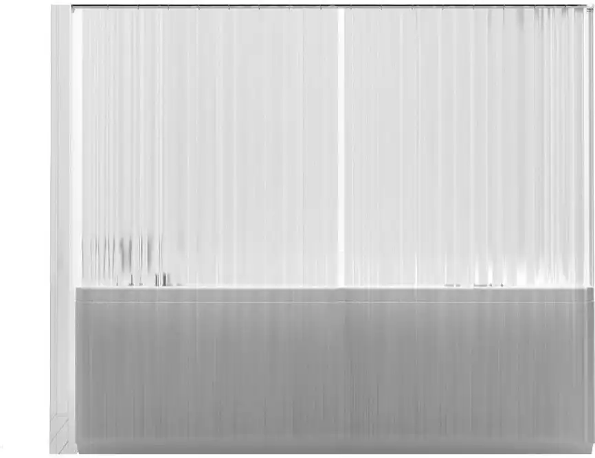 Карниз для ванны Aquanet угловой Г-образный 180х80 фото 2