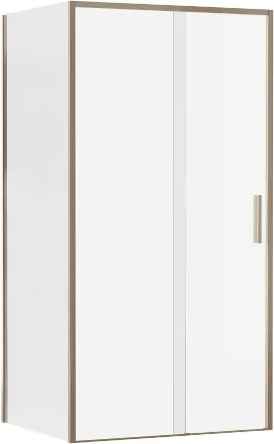 Душевой уголок Aquanet Pleasure Evo 100x80 AE65-100x80-GBT профиль золото-никель браш, прозрачное стекло фото 1