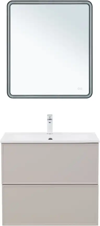 Тумба под раковину Aquanet Арт 75 бежевый, 343967 фото 9