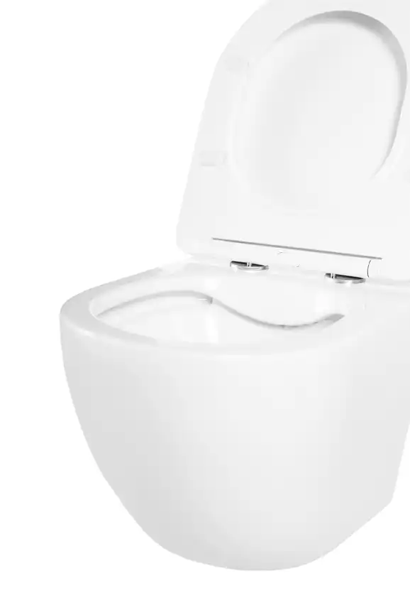 Подвесной унитаз BelBagno UNO BB3105CHR/SC, безободковый, с сиденьем микролифт, Белый фото 7