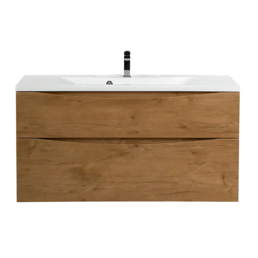 Тумба под раковину BelBagno MARINO-H60-1100-2C-SO-RN-P подвесная Rovere Nature фото 1