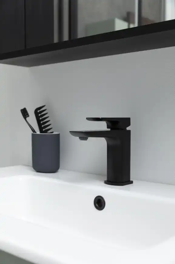 Смеситель для раковины Allen Brau Infinity 5.21001-31, однорычажный, цвет Черный матовый фото 9