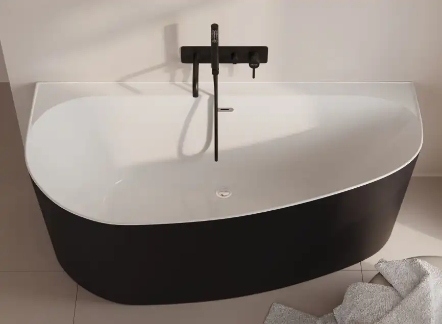 Смеситель для ванны Allen Brau Priority 5.31A05-GB (с внутренней частью, 3 выхода) золото фото 4