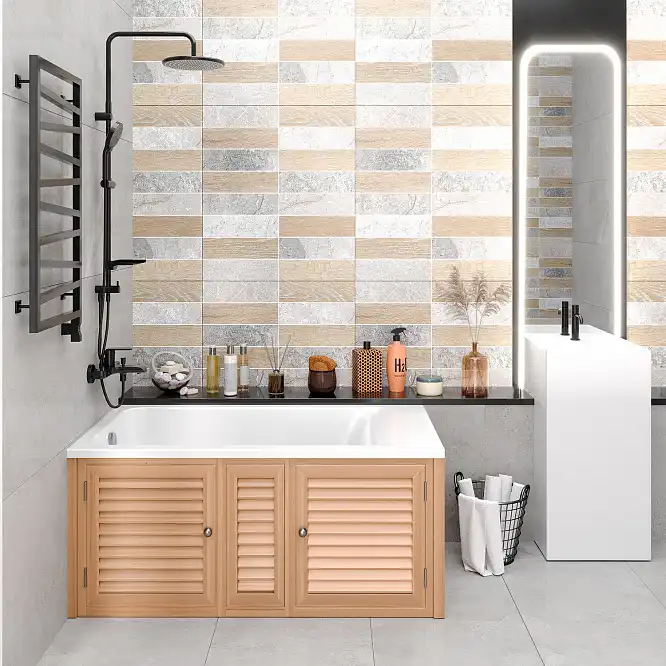 Ванна из литьевого мрамора  Aqua de Marco MALTA 167х77 с металлическими ножками Белая 1170WMAL/1 фото 3