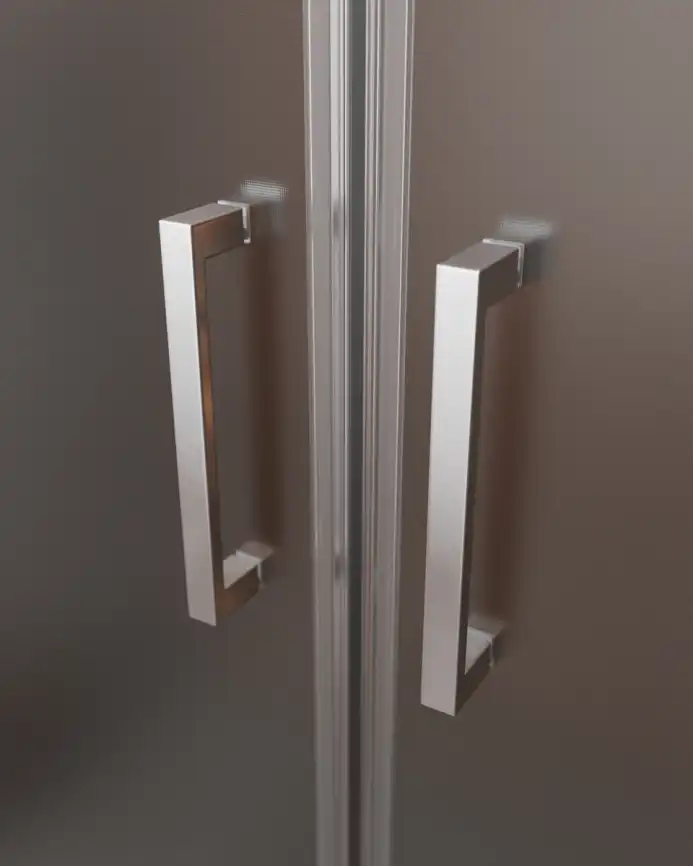 Душевая дверь CEZARES MOLVENO-BF-2-170-P-Cr стекло Матовое рифленая, профиль Хром фото 2