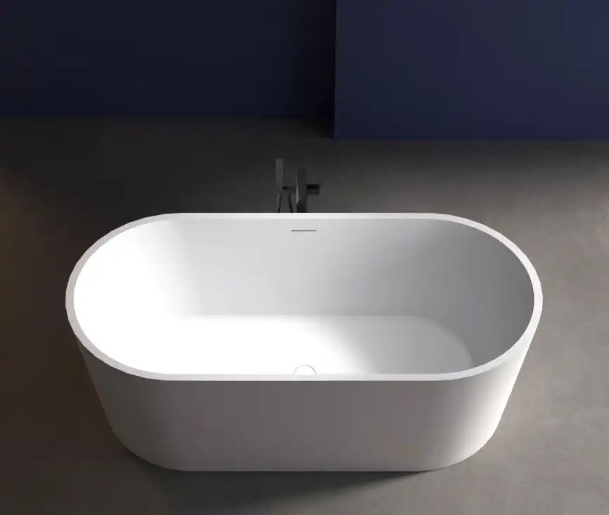 Акриловая ванна Abber 170х80 AB9209, отдельностоящая, Белая глянцевая фото 4