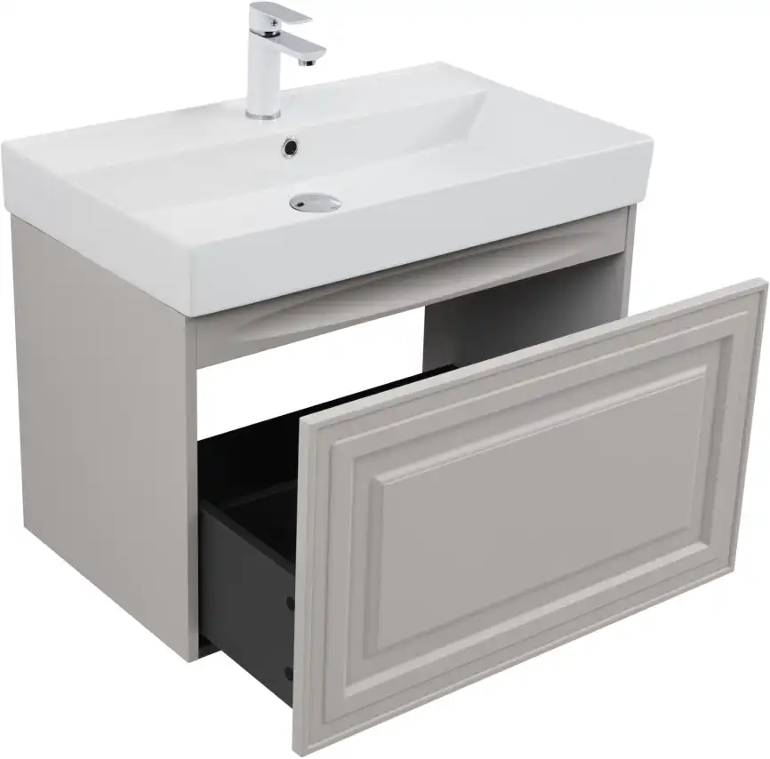 Тумба под раковину Aquanet Агата 75 бежевый, 345487 фото 4