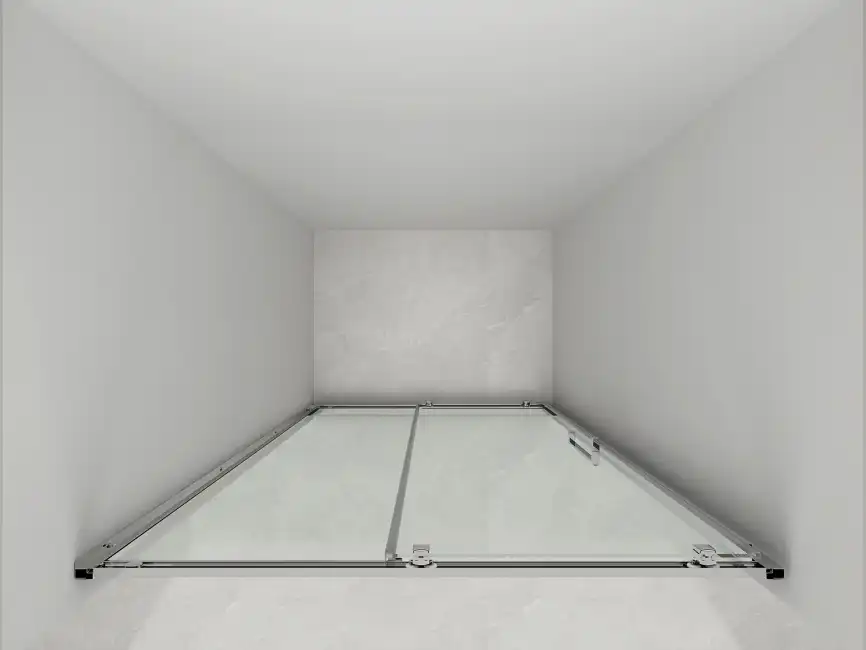 Душевая дверь Loranto 100 CS-AB03B-100, профиль черный матовый, стекло Прозрачное фото 4