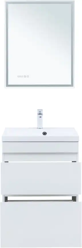 Тумба под раковину Aquanet Нота New 60 белый глянец, 344141 фото 7