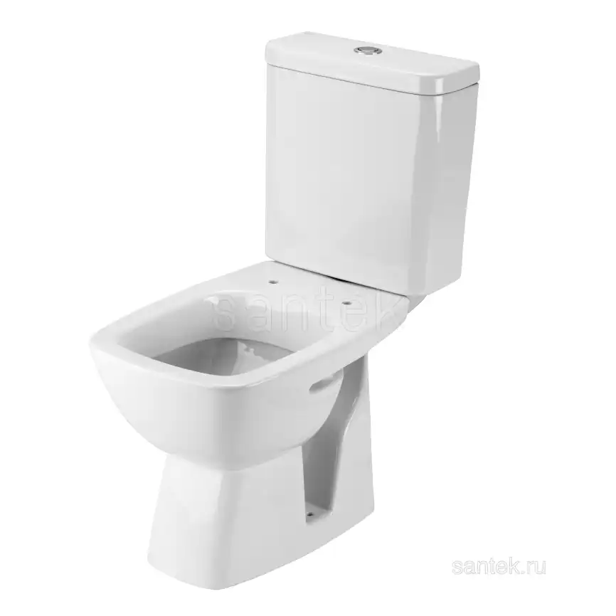Унитаз-компакт Santek Нео Лайт с диагональным выпуском, стандарт- 2 реж., дюропласт, микролифт 1WH302409 фото 5