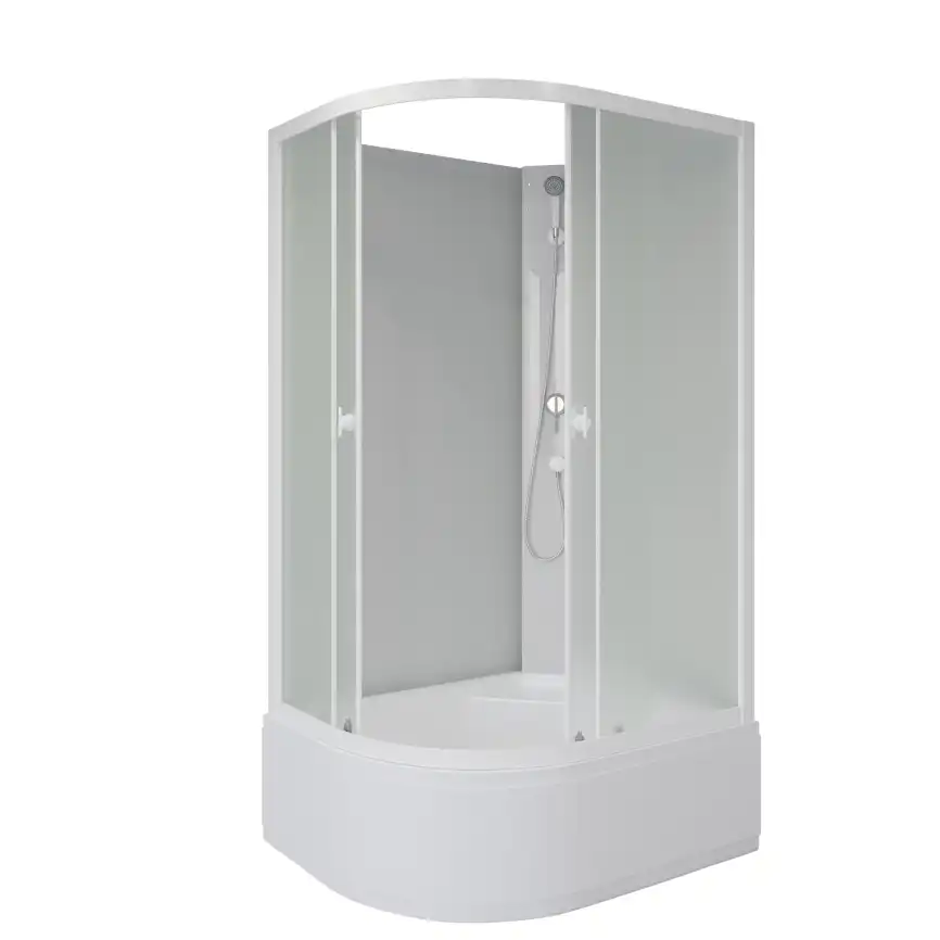 Душевая кабина Niagara Promo 110х80х195 P110/80/40R/MT/BK высокий поддон, без гидромассажа фото 2