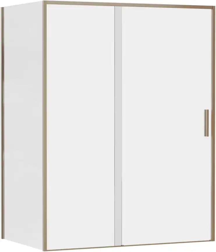 Душевой уголок Aquanet Pleasure Evo 150x90 AE65-150x90-GBT профиль золото-никель браш, прозрачное стекло фото 1