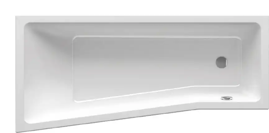Акриловая ванна Ravak BEHAPPY II 170х75 C951000000 правая, Белая фото 1