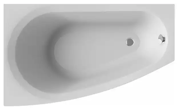 Акриловая ванна Alba Spa BALINE 150х90 см, левая ВАС013000Л100, Белая фото 1
