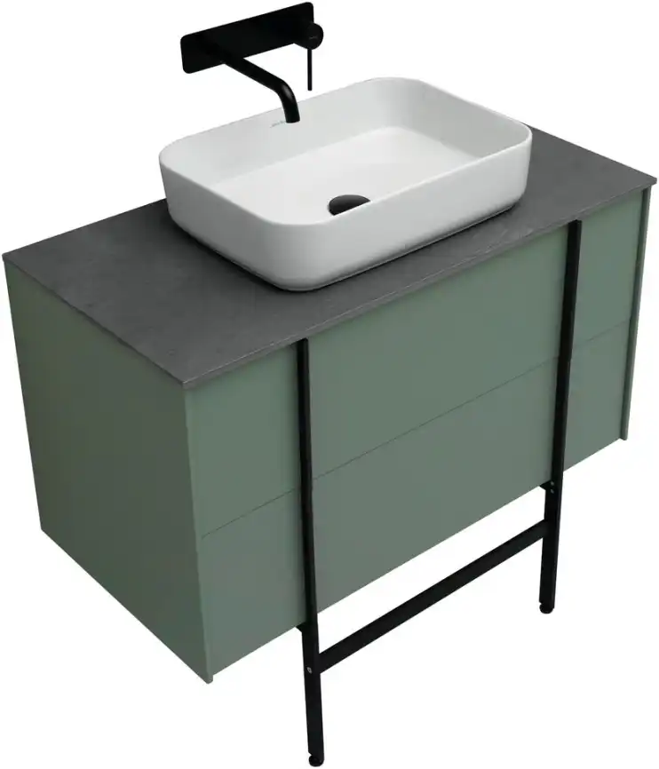 Тумба под раковину Allen Brau Reality 90 1.32006.CGM олива матовый фото 33