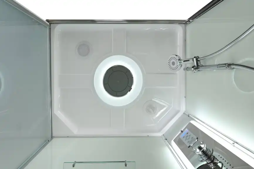 Душевая кабина AvaCan K2810LED 100x80 см, низкий поддон, с крышей фото 16